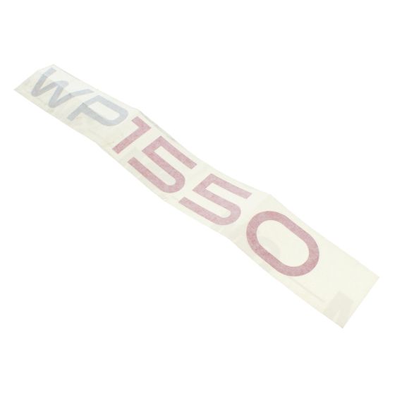 Label for Wacker Neuson WP1550 Plate Compactor - Genuine Part - OEM No. 5000401541