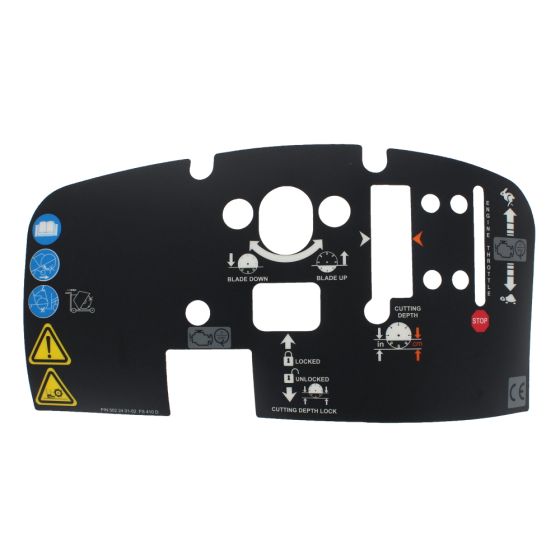 Decal for Husqvarna FS410 D Floor Saw - 502 24 01-02