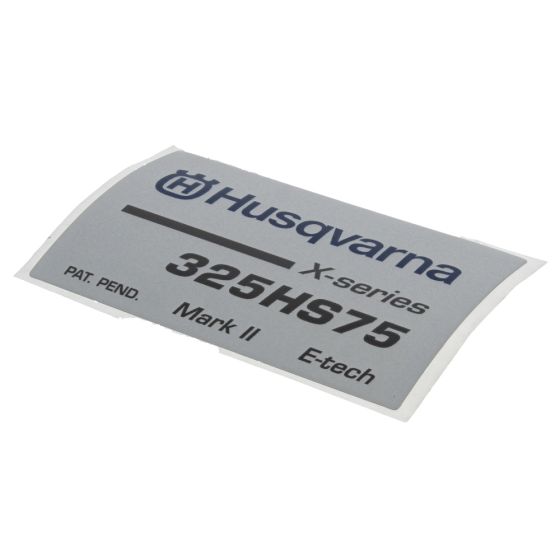 Decal for Husqvarna 325 HS99 X-Series Hedge Trimmer - Genuine Part - 503 97 98-33