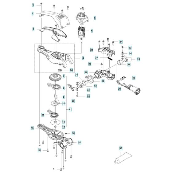 Gear Housing for Husqvarna 520iHE3