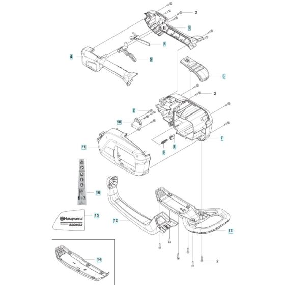 Housing for Husqvarna 520iHE3