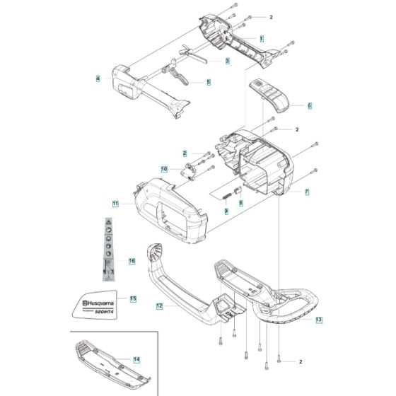 Housing for Husqvarna 520iHT4