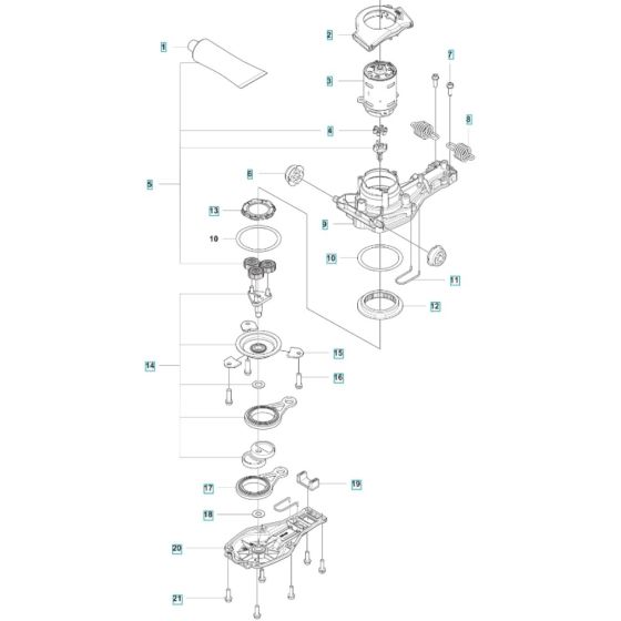 Gears for Husqvarna 522iHD60