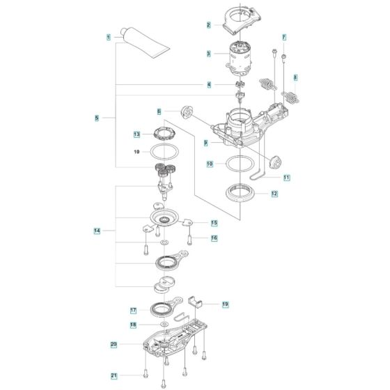 Gears for Husqvarna 522iHD75