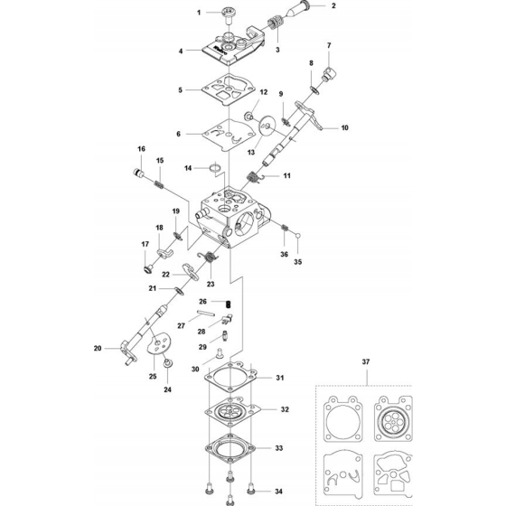 Carburetor  for Husqvarna 524 L Trimmer/ Edgers