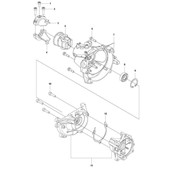 Crankcase Assembly for 525HE3