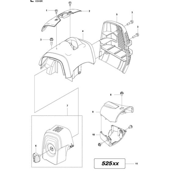Cover Assembly for Husqvarna