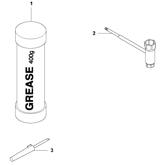 Accessories Assembly for Husqvarna 525 HF3S Hedge Trimmers