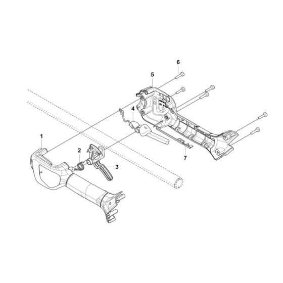 Handle Assembly for Husqvarna