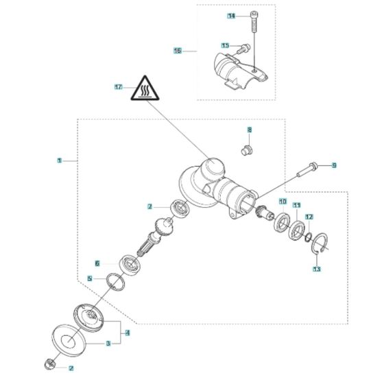 Bevel Gear for Husqvarna 525iLK