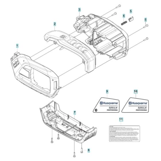 Housing for Husqvarna 525iLK