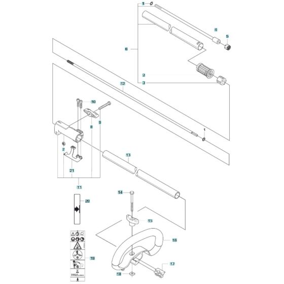 Shaft and Handle for 525iLK
