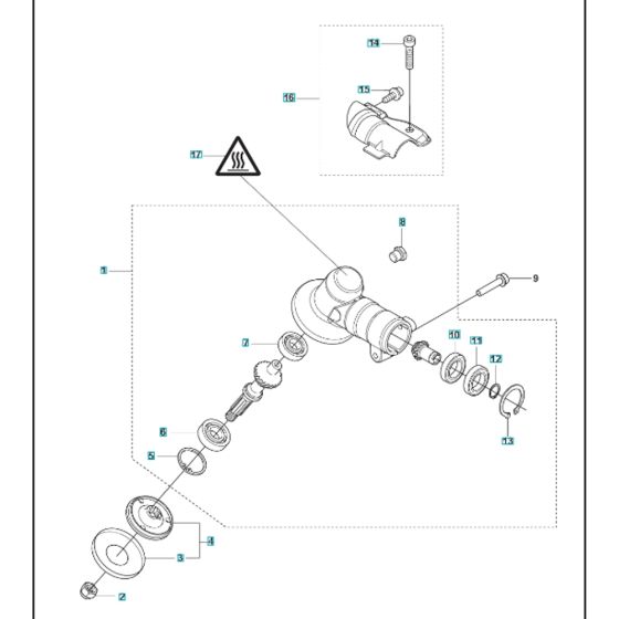 Bevel Gear Assembly for 525iLST
