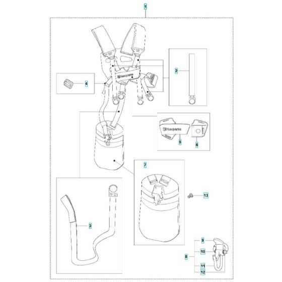 Harness Assembly for Husqvarna