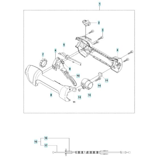 Throttle Assembly for Husqvarna