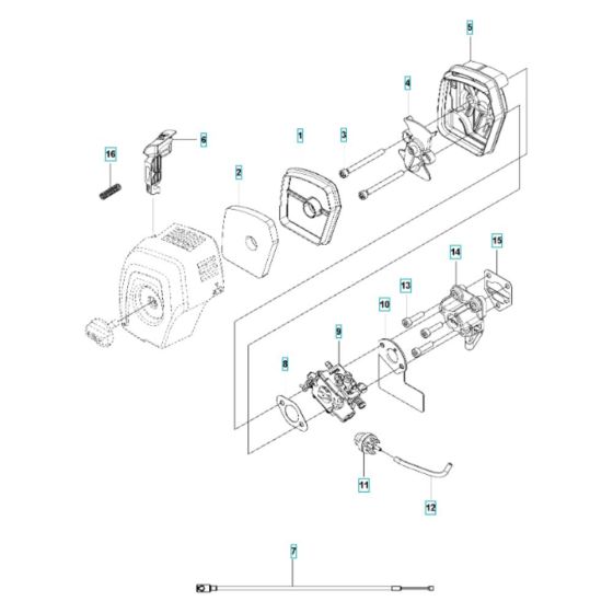 Air Filter Assembly for Husqvarna