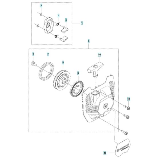 Starter Assembly for Husqvarna