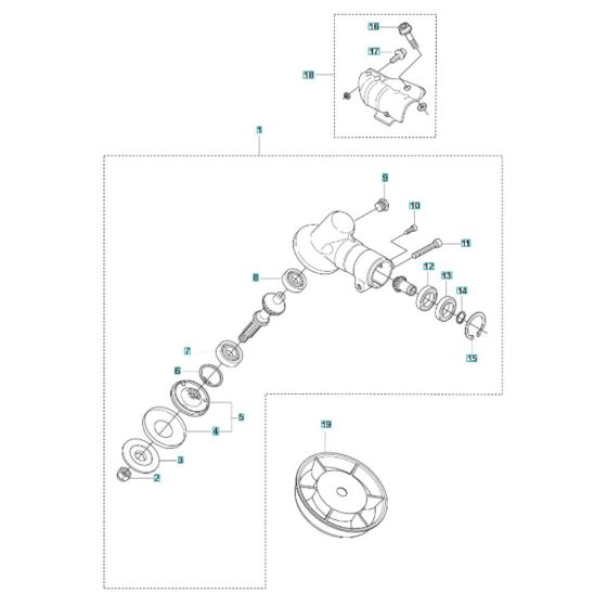 Bevel Gear Assembly for 525RX