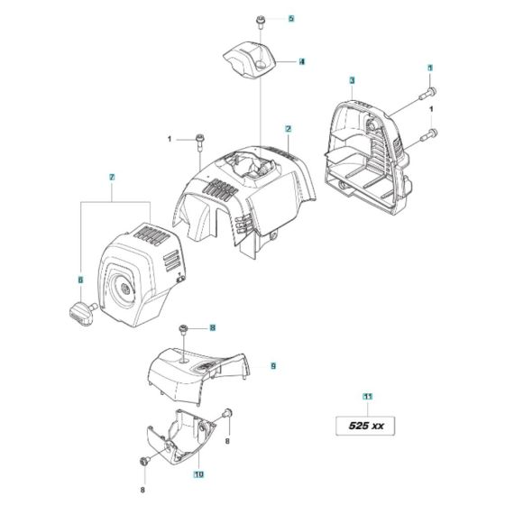 Cover Assembly for 525RXT
