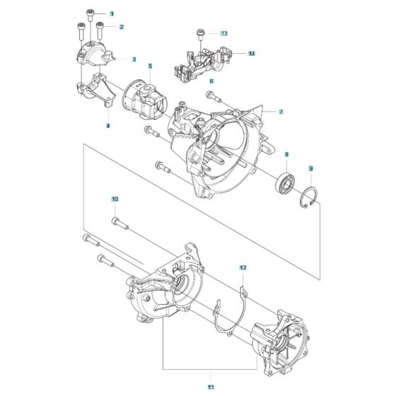 Crankcase Assembly for 525RXT