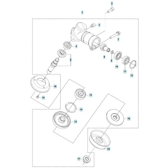 Gear Assembly for Husqvarna
