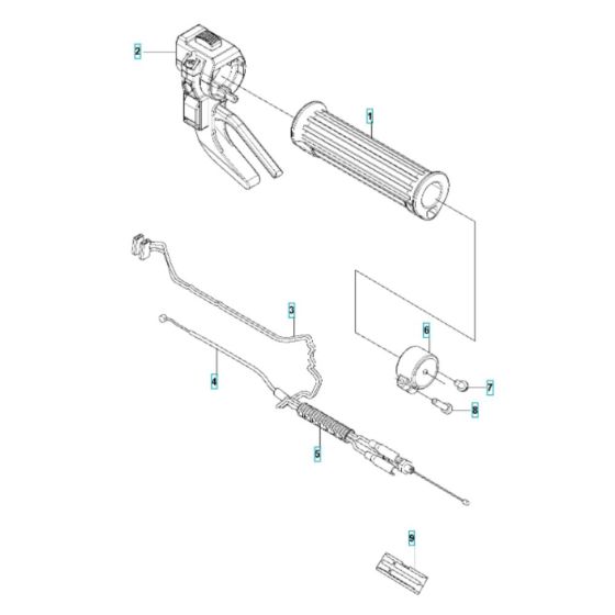 Throttle Assembly for Husqvarna