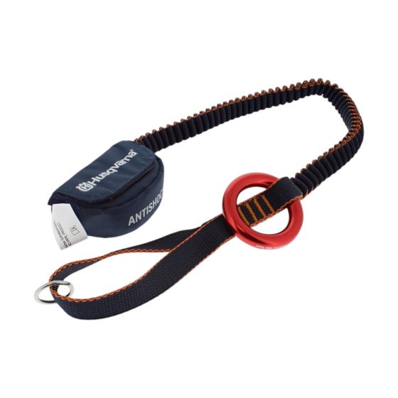 Husqvarna Anti-Shock Chainsaw Safety Lanyard with Tear-Away Design & Extra Attachment Ring - 534 10 08-01