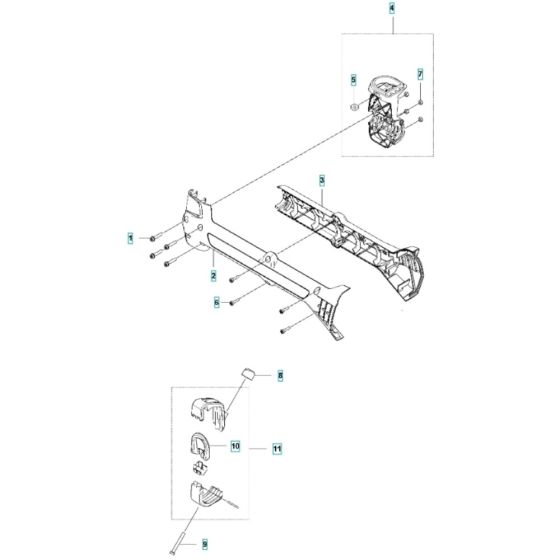 Suspension for Husqvarna 535iFR