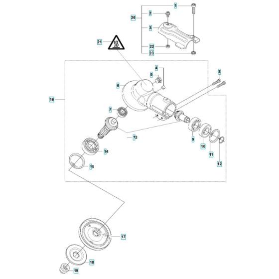 Bevel Gear for Husqvarna 535iFR