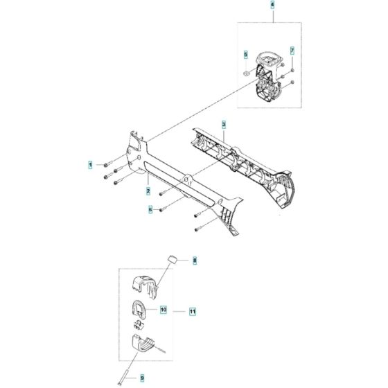 Suspension for Husqvarna 535iFR