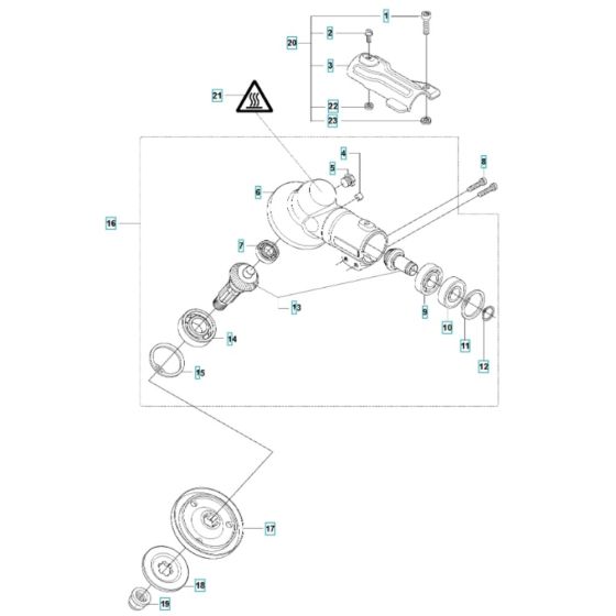 Bevel Gear for Husqvarna 535iRX