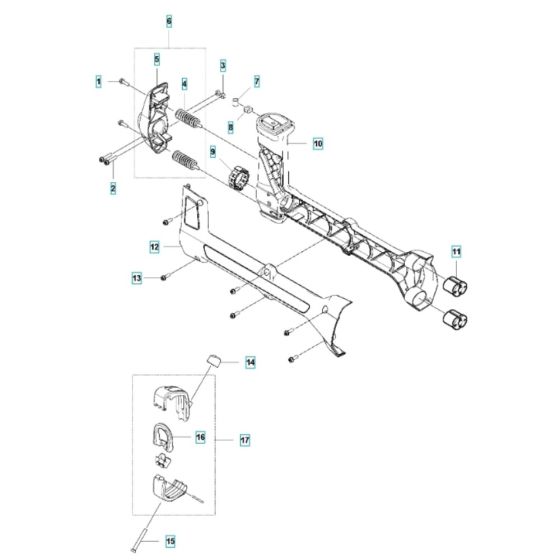 Suspension for Husqvarna 535iRXT