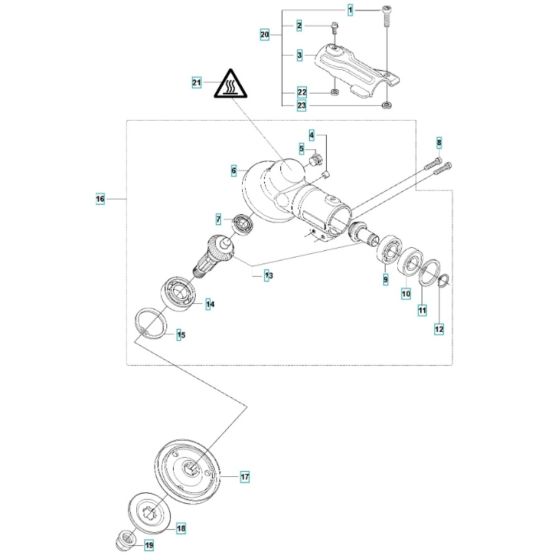 Bevel Gear for Husqvarna 535iRXT