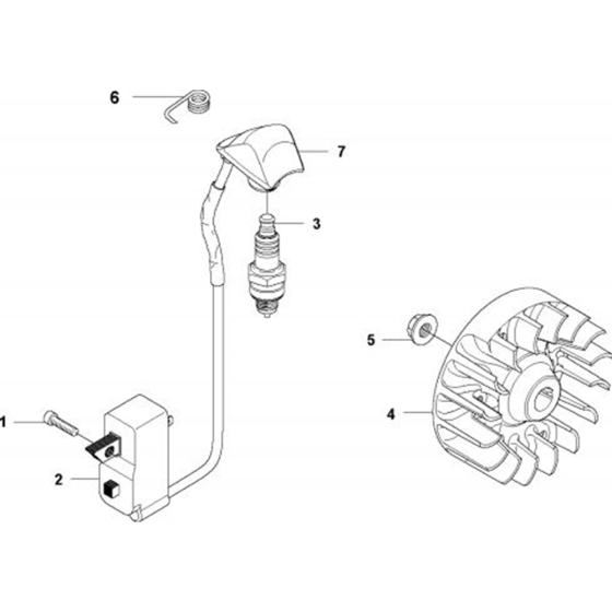 Ignition System  for Husqvarna 535 LK Trimmer/ Edgers