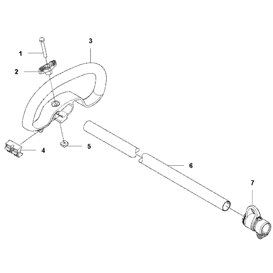 Shaft Assembly for Husqvarna 536LIPX Pole Pruners