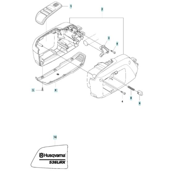 Housing for Husqvarna 536LiRX