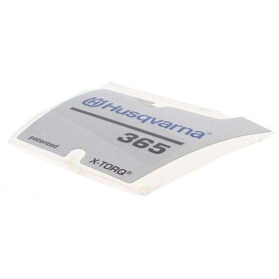 Label for Husqvarna 365X-TORQ Chainsaws - 537 23 02-14