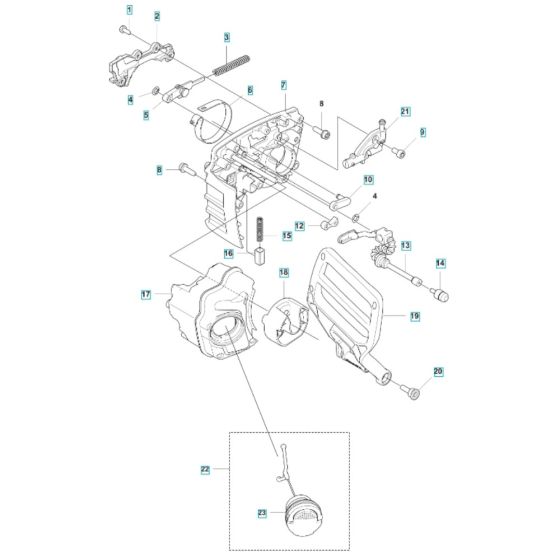 Chain Brake for Husqvarna 540i XP