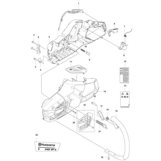 Chassis Assembly for Husqvarna