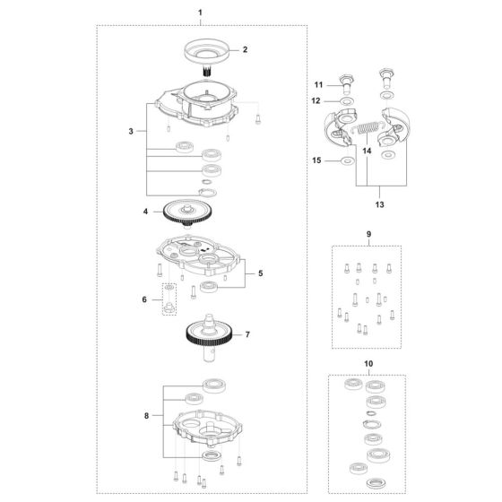 Transmission for Husqvarna 541EA