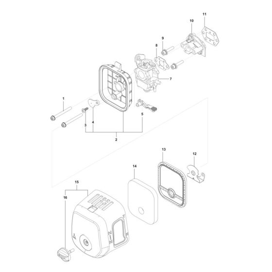 Intake for Husqvarna 541EA