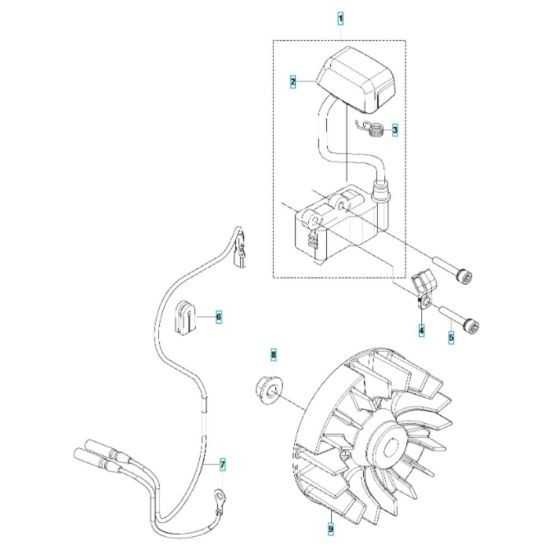 Ignition Assembly for Husqvarna