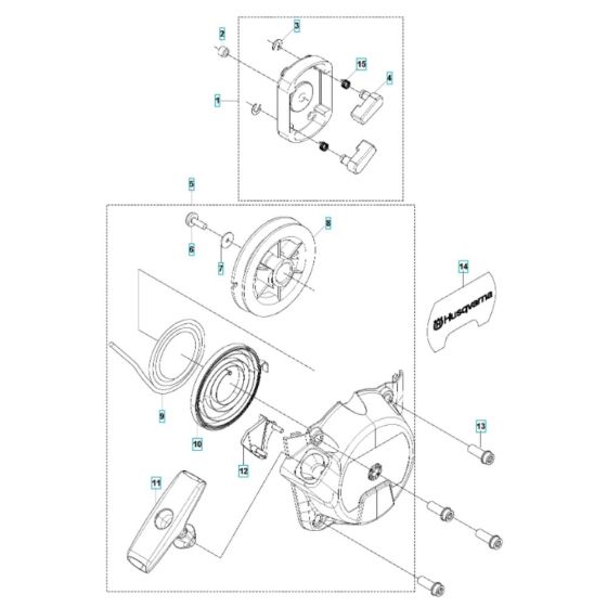 Starter Assembly for Husqvarna