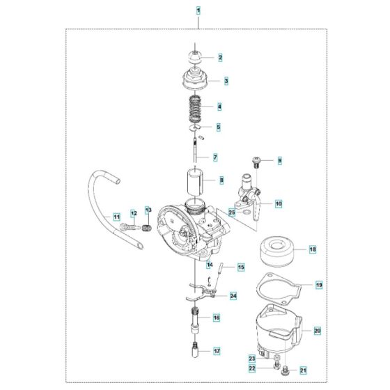 Carburettor Assembly for 541RB