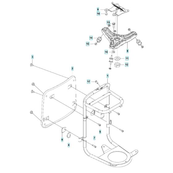Frame Assembly for Husqvarna 541RB