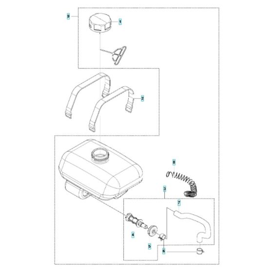 Fuel Tank Assembly for 541RB