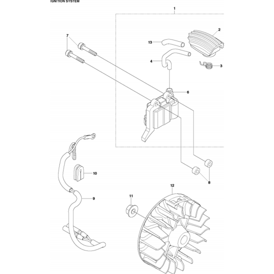 Ignition System Assembly for Husqvarna 543AE15 Earth Auger