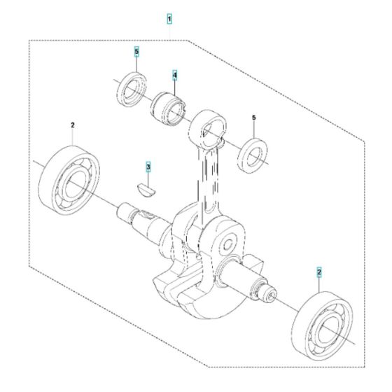 Crankshaft Assembly for 543RB