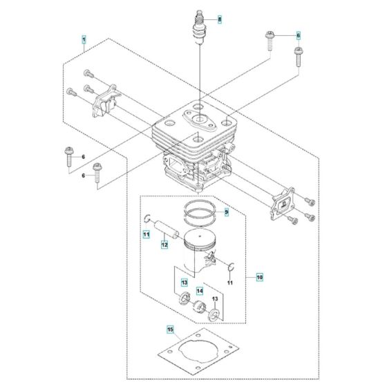 Cylinder Assembly for 543RB