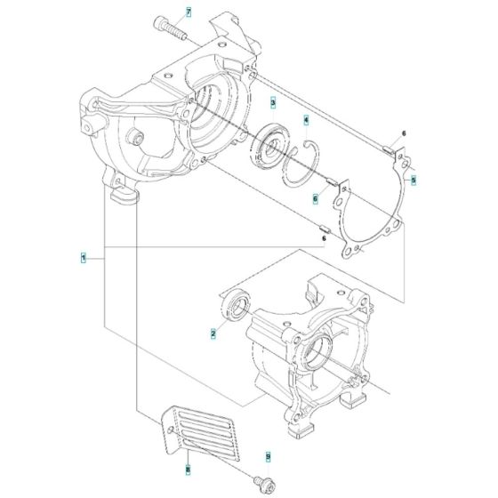 Crankcase Assembly for 543RBS
